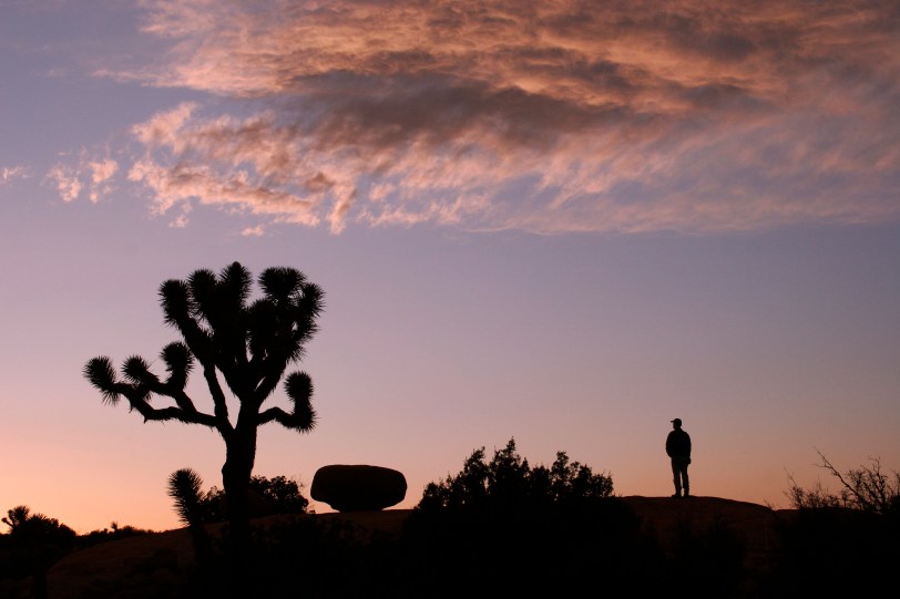 Jeff at Sunset, Joshua Tree National Park