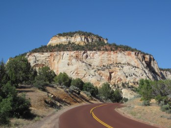The quiet, eastern side of Zion National Park