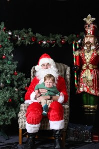 Apparently not everyone is happy to see Santa!