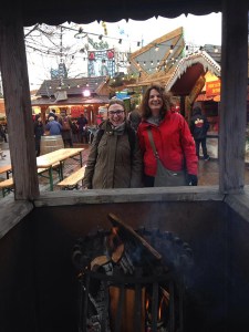 Exploring London with my mom.