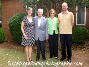 Just a normal Sunday -- hanging out with a President after church...