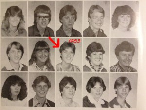 My awesome yearbook photo 1983. I tried to find a costa Rica photo from that trip, but I couldn't get my hands on one.