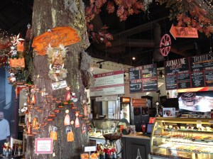 Yes, this tree is entirely made of chocolate!