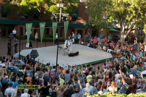The Oregon Shakespeare Festival. 2015. Supaman Green Show. Photo: Jenny Graham.