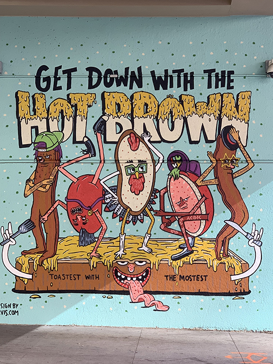 Hot Brown mural